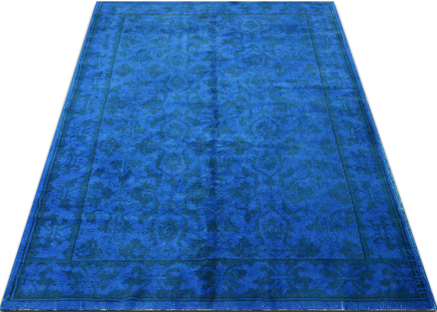 Vintage Turkish OverDyed Rug - 5'9" x 10'1" - 930354