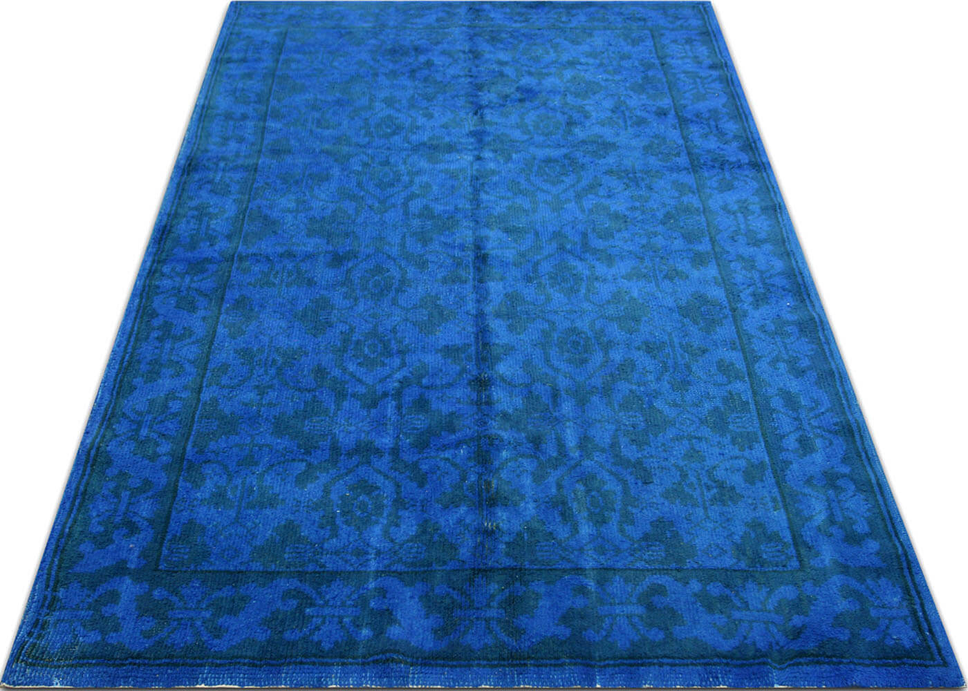 Vintage Turkish OverDyed Rug - 5'9" x 10'1" - 930354