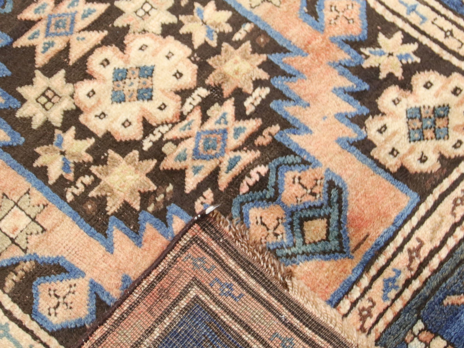 Antique Caucasian Karabagh Runner - 3'5" x 13'2"