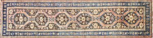 Antique Caucasian Karabagh Runner - 3'5" x 13'2"