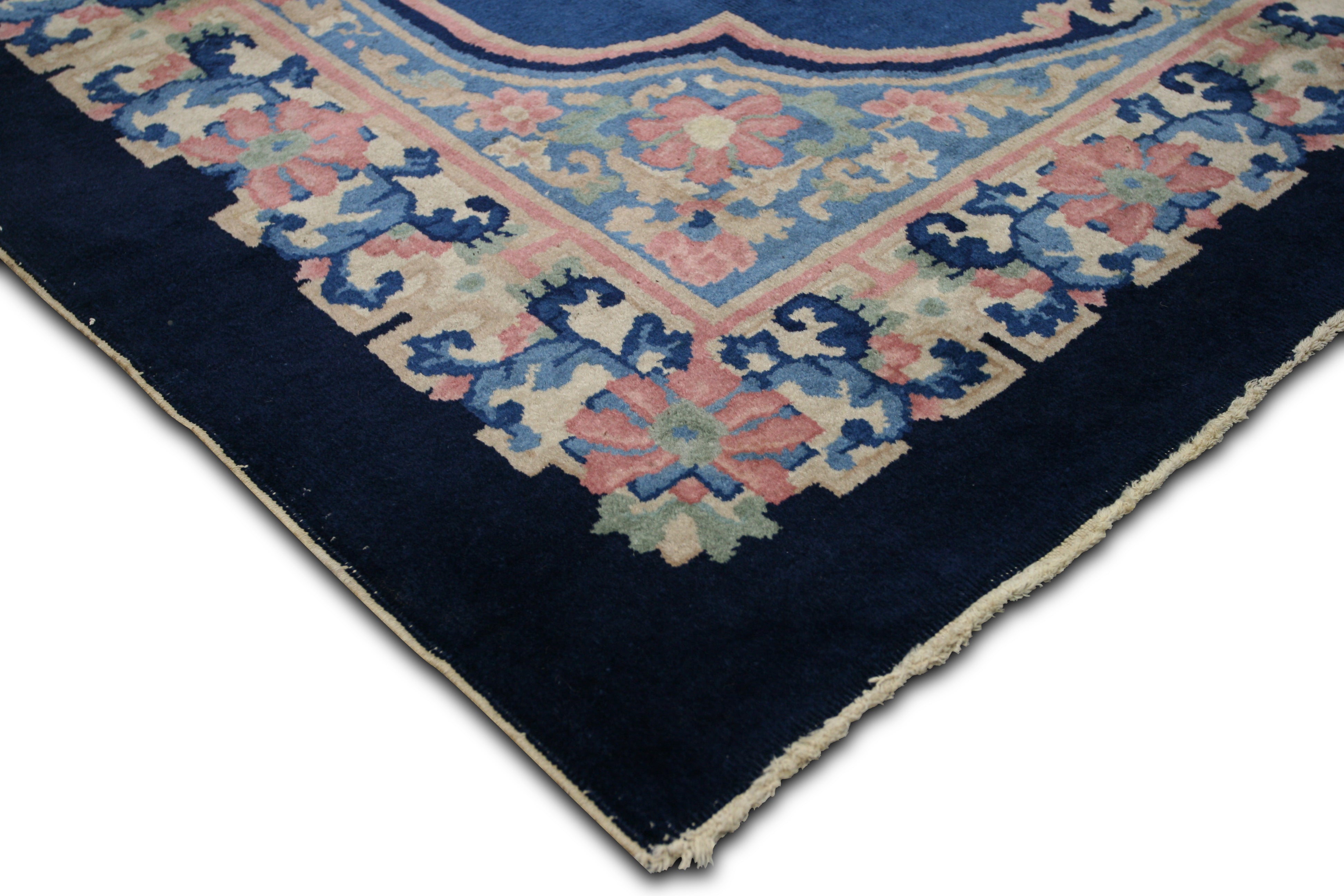 Semi Antique Chinese Art Deco Rug - 5' x 7'9" - 950268