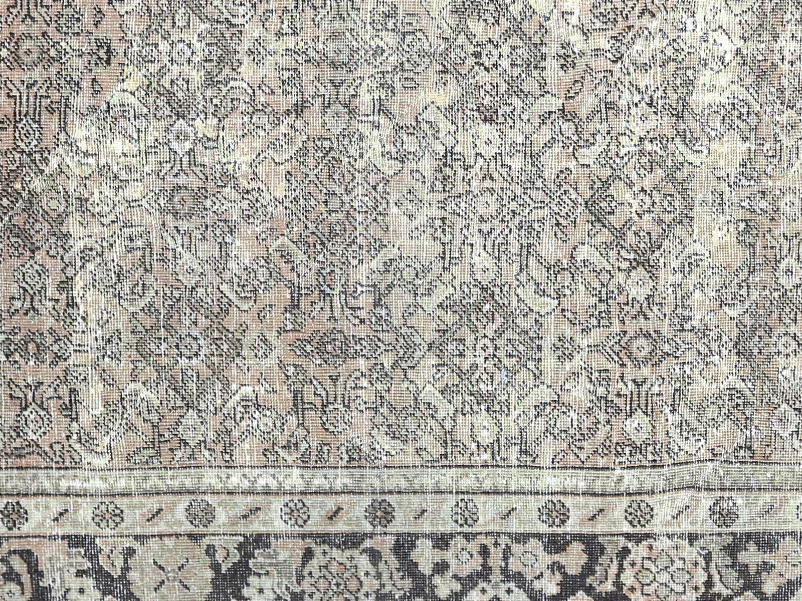 Semi Antique Persian Mahal Rug - 7'9" x 12'5"