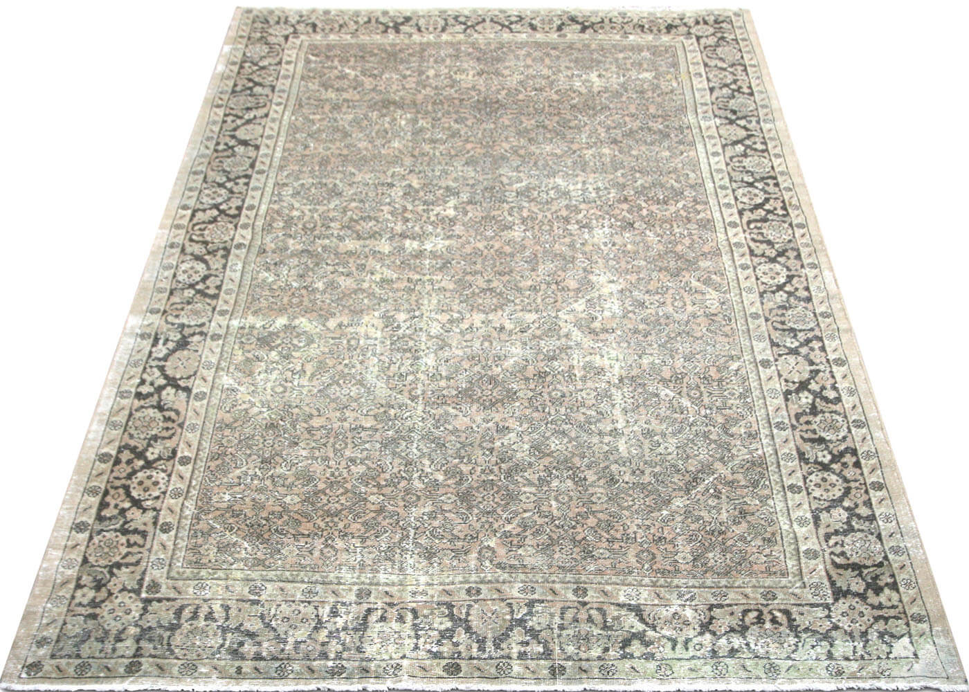 Semi Antique Persian Mahal Rug - 7'9" x 12'5" - 960470