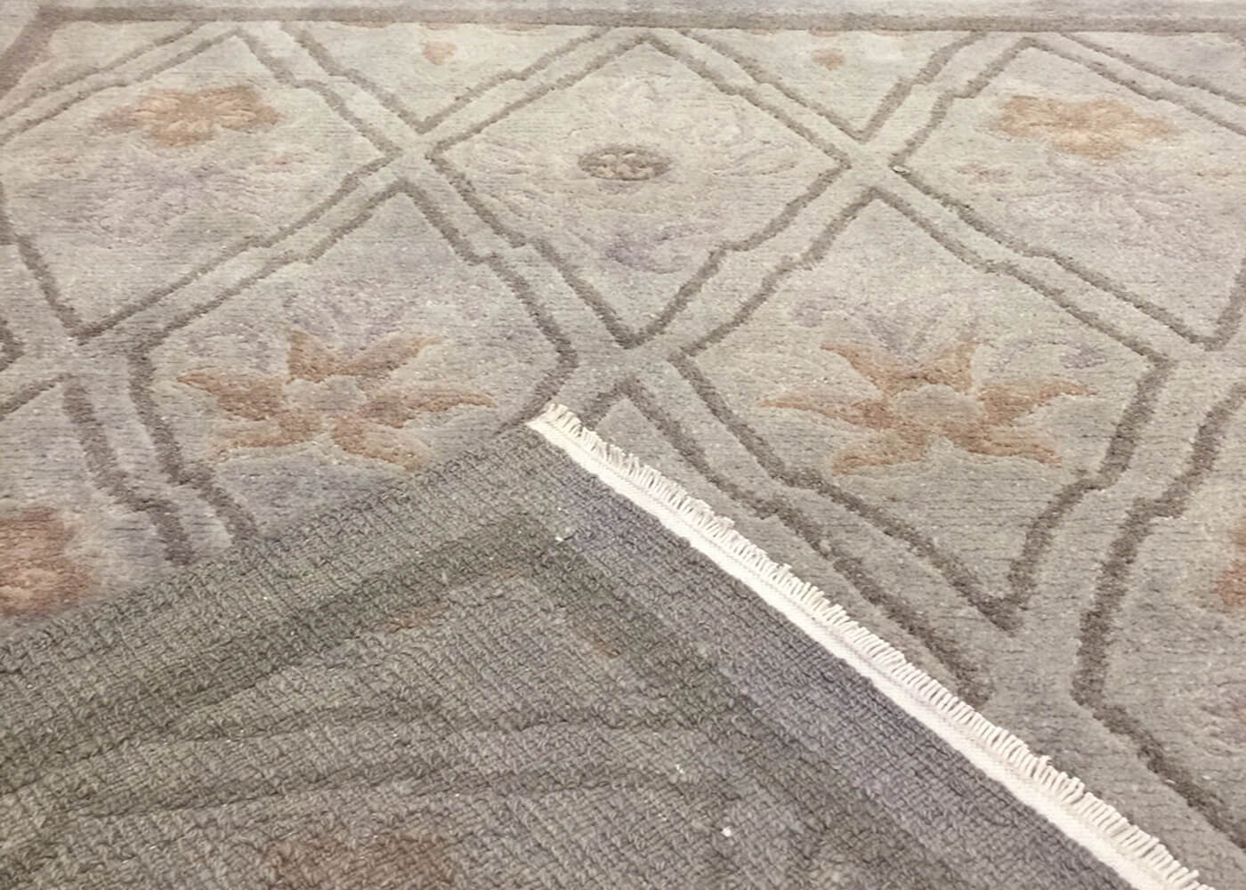 Vintage Turkish OverDyed Rug - 4' x 5'11" - 970303
