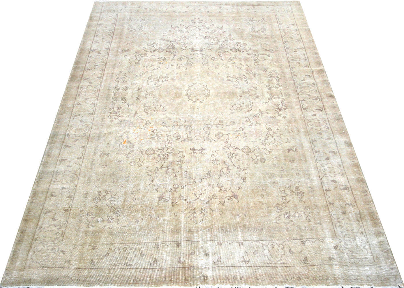 Vintage Turkish Oushak Rug - 7'10" x 10'10" - 970442