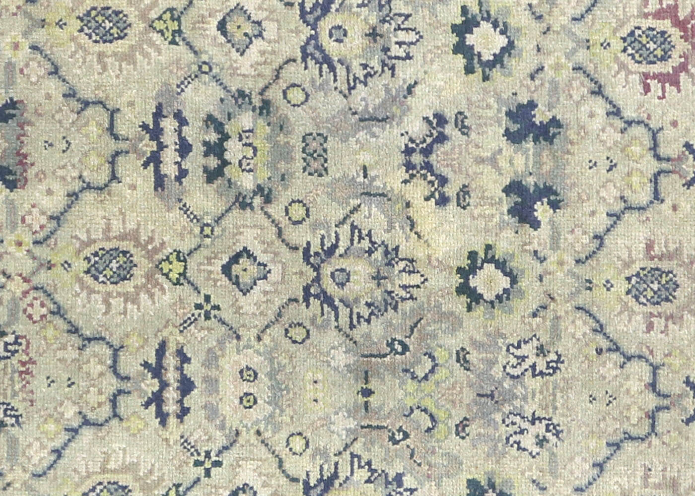 Antique Turkish Oushak Rug - 13'2" x 13'2" - 970458