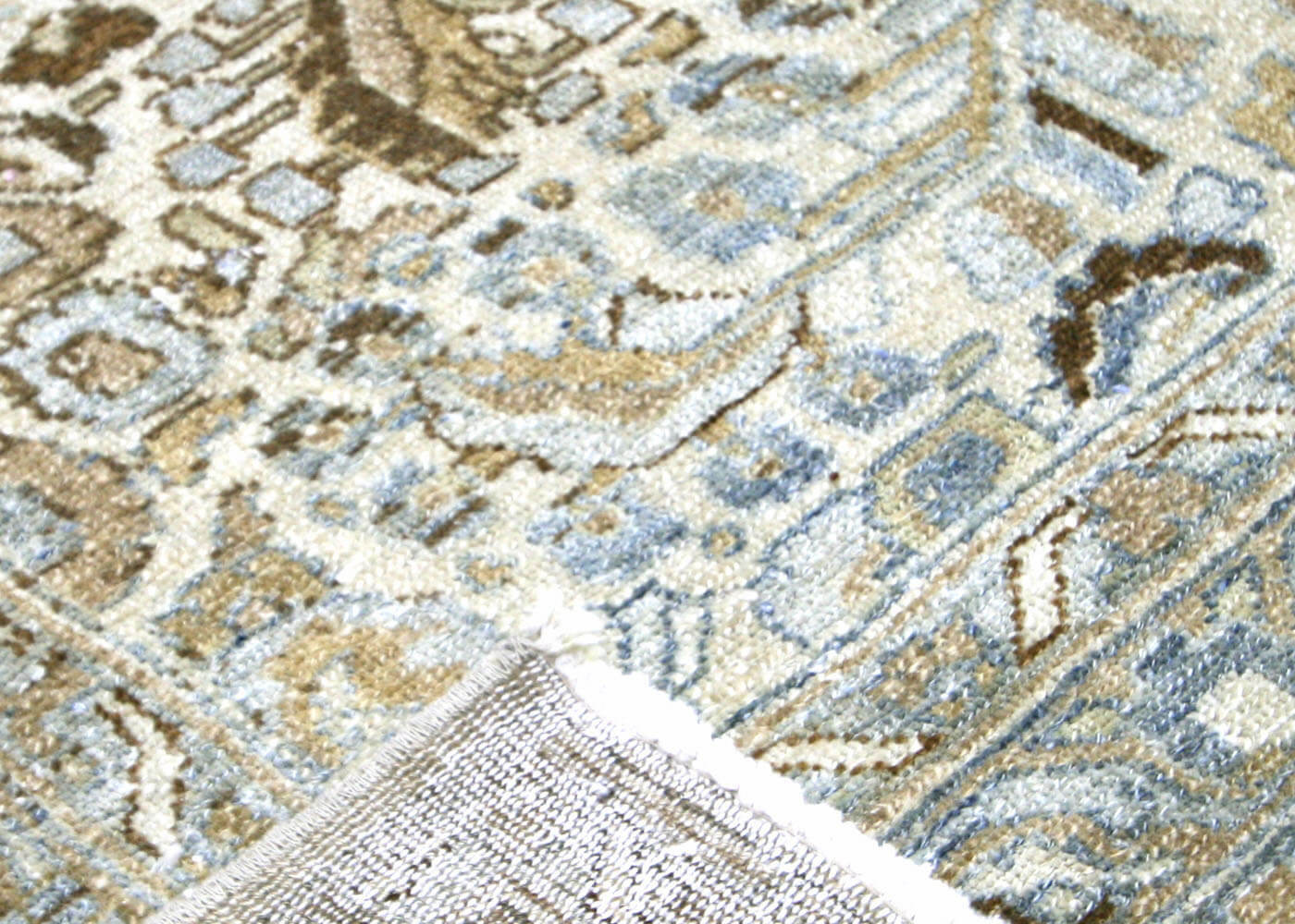Semi Antique Persian Melayer Rug - 8'7" x 11'3" - 970559