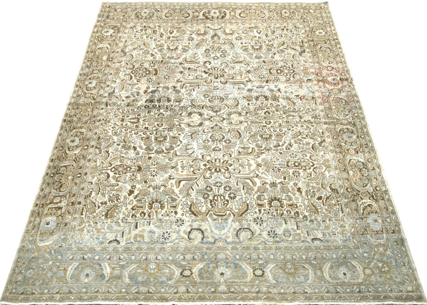 Semi Antique Persian Melayer Rug - 8'7" x 11'3" - 970559