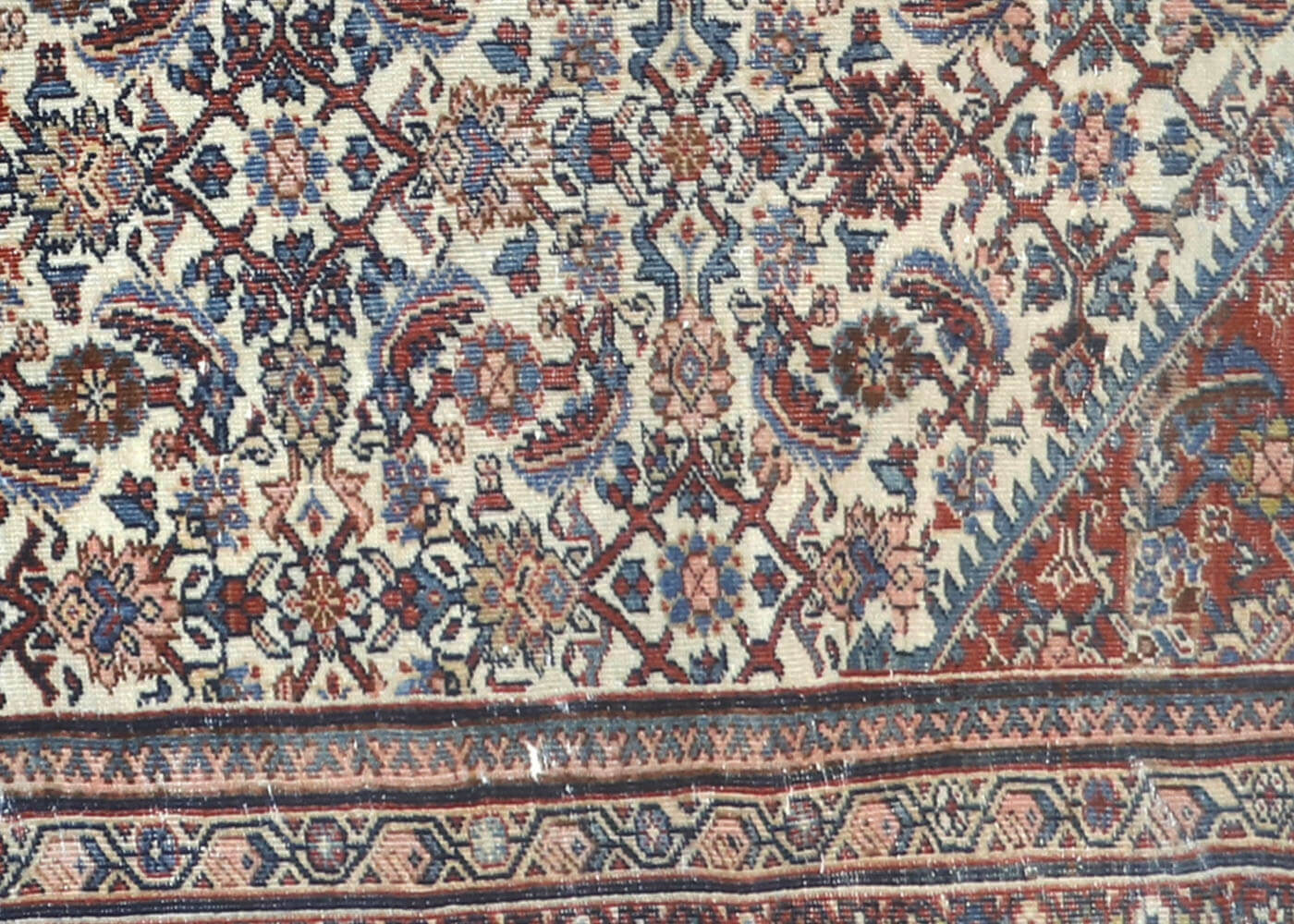 Antique Persian Mahal Rug - 9'8" x 13'3" - 981285