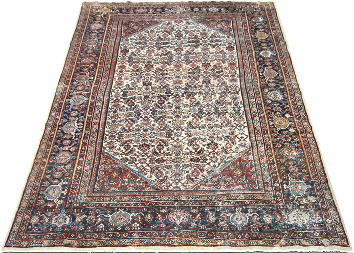 Antique Persian Mahal Rug - 9'8" x 13'3" - 981285