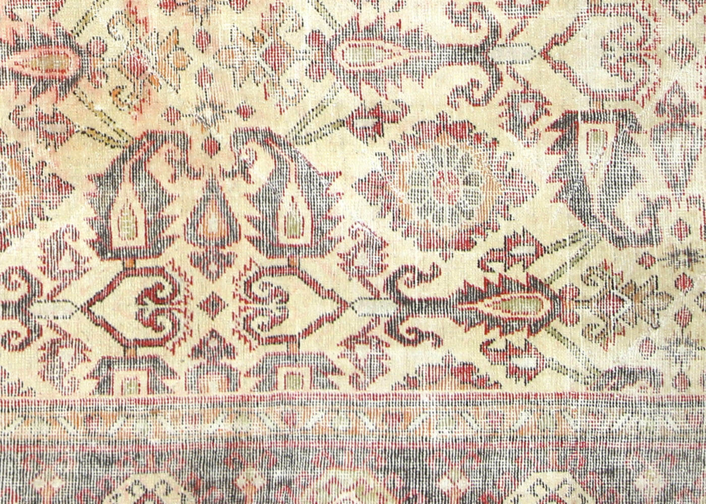 Semi Antique Persian Mahal Rug - 9'6" x 12'6" - 991143