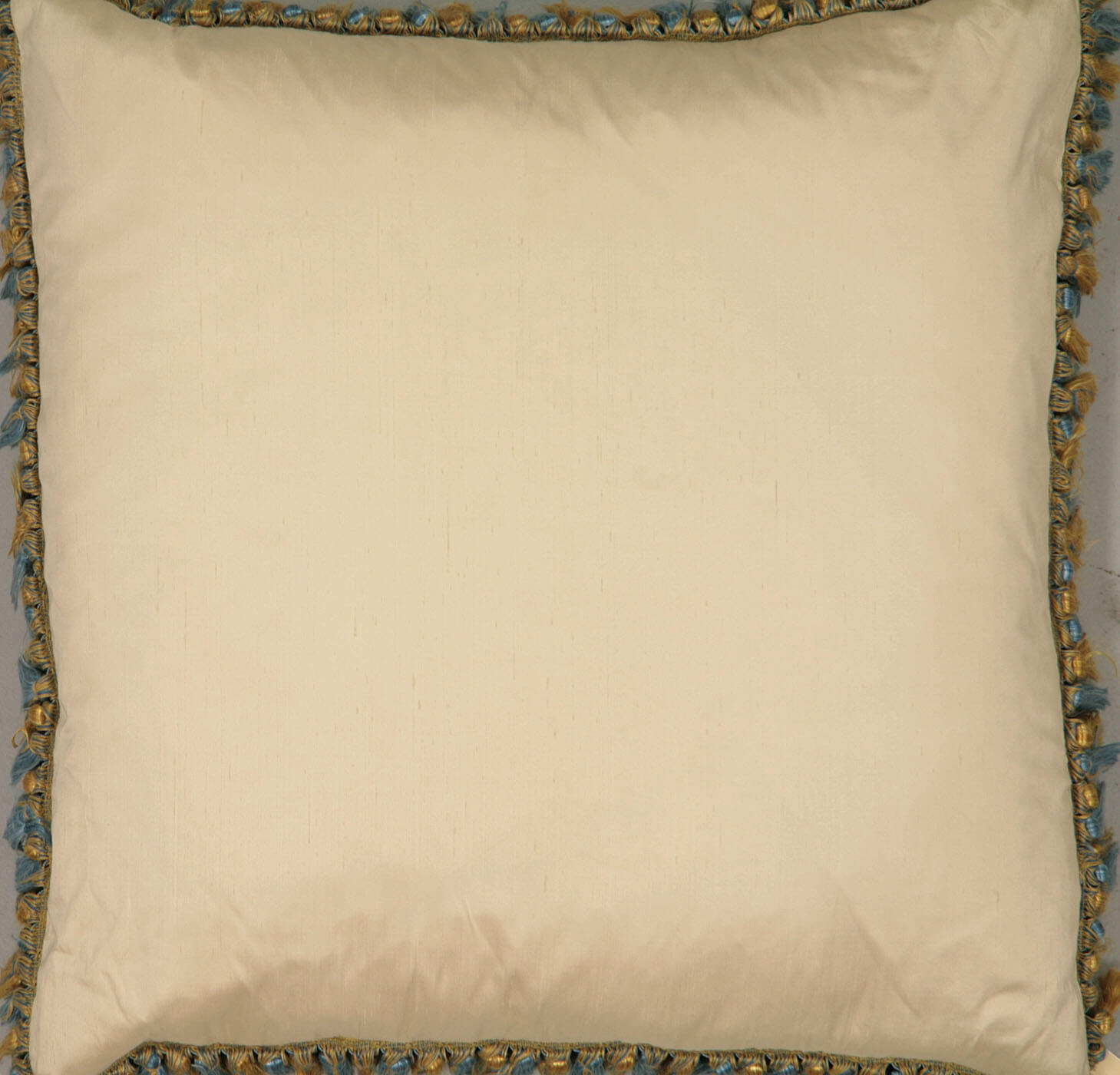 Antique French Aubusson Pillow - 23" x 23" - 991342