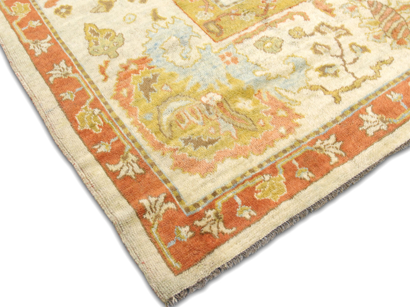 Antique Turkish Oushak Rug - 13' x 14'3"