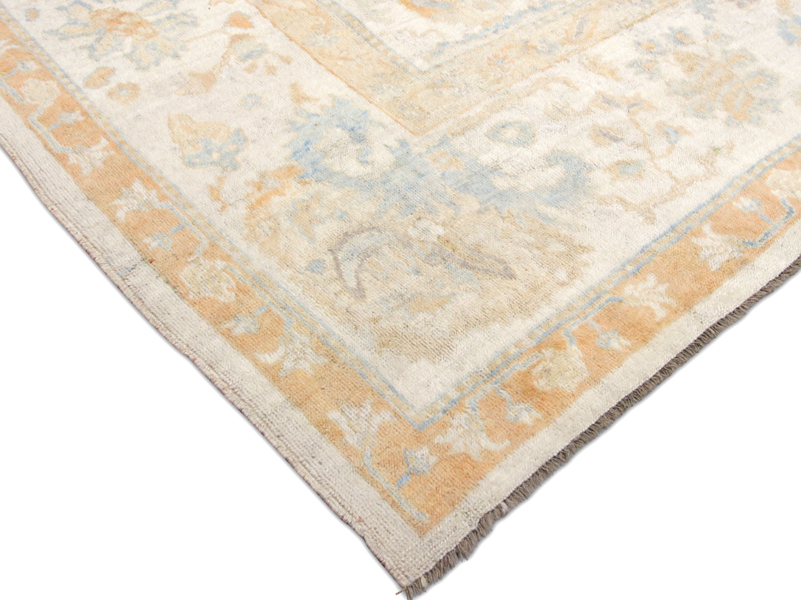 Antique Turkish Oushak Rug - 13' x 14'3" - 991561