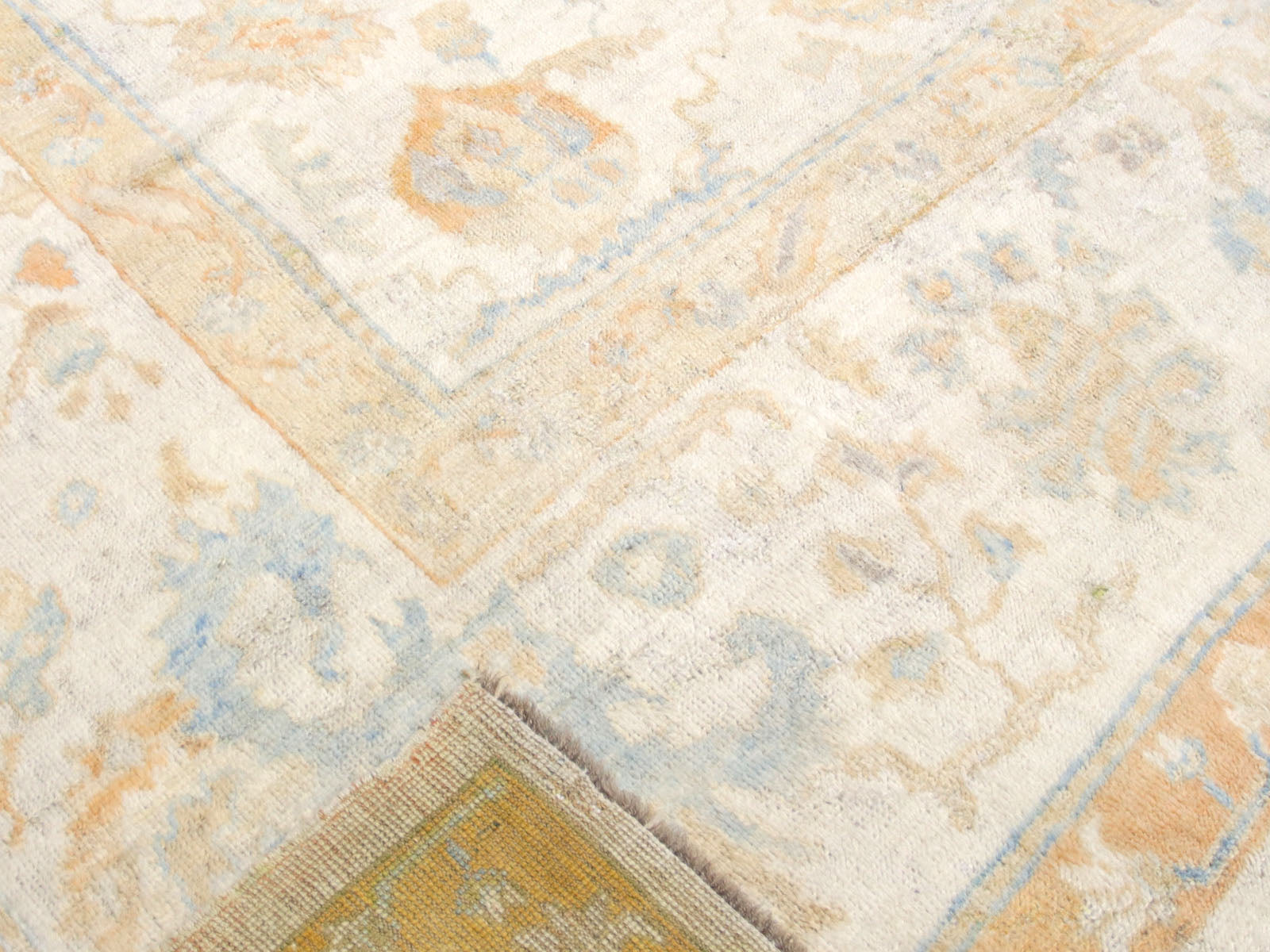 Antique Turkish Oushak Rug - 13' x 14'3" - 991561