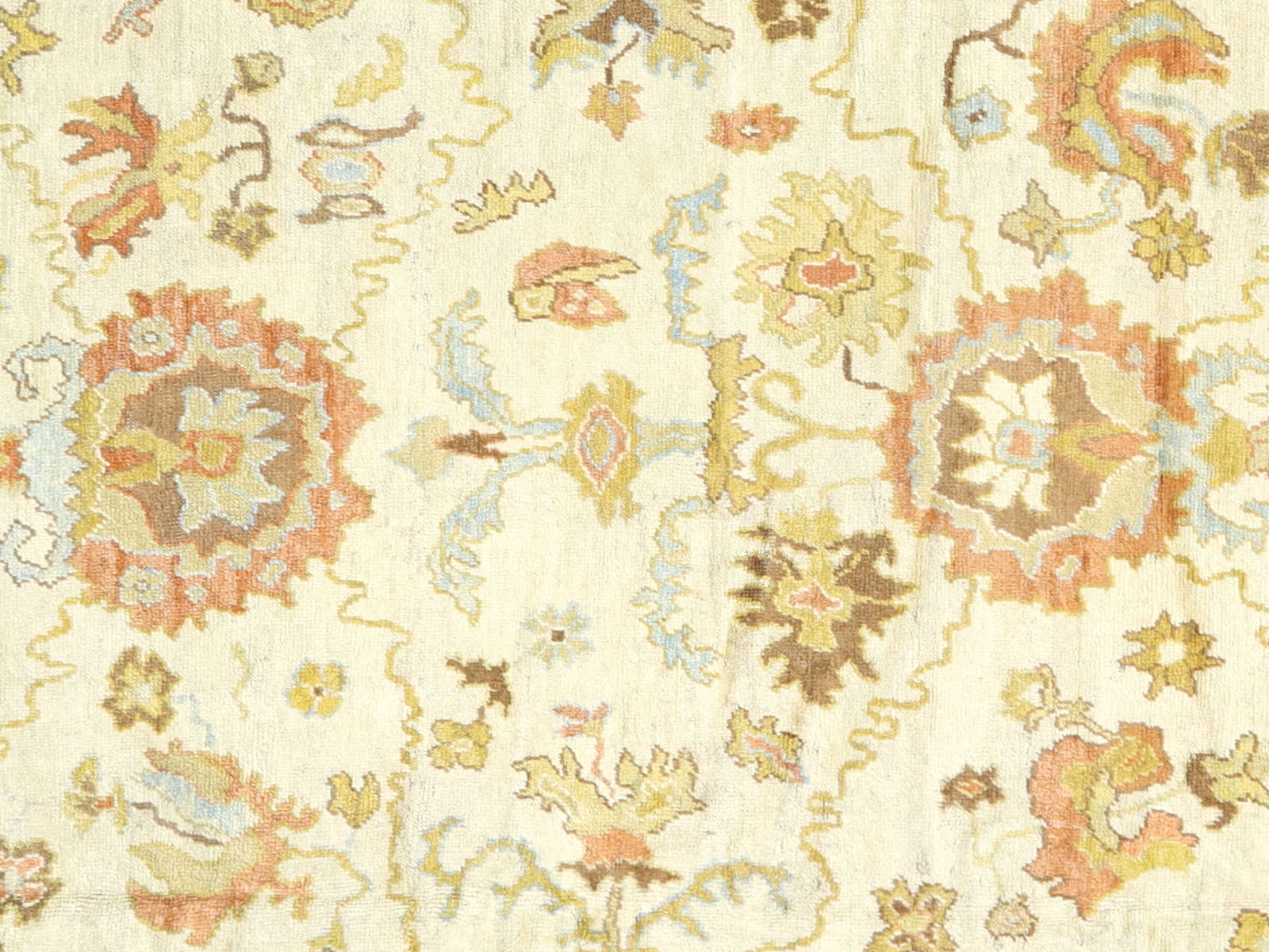 Antique Turkish Oushak Rug - 13' x 14'3"