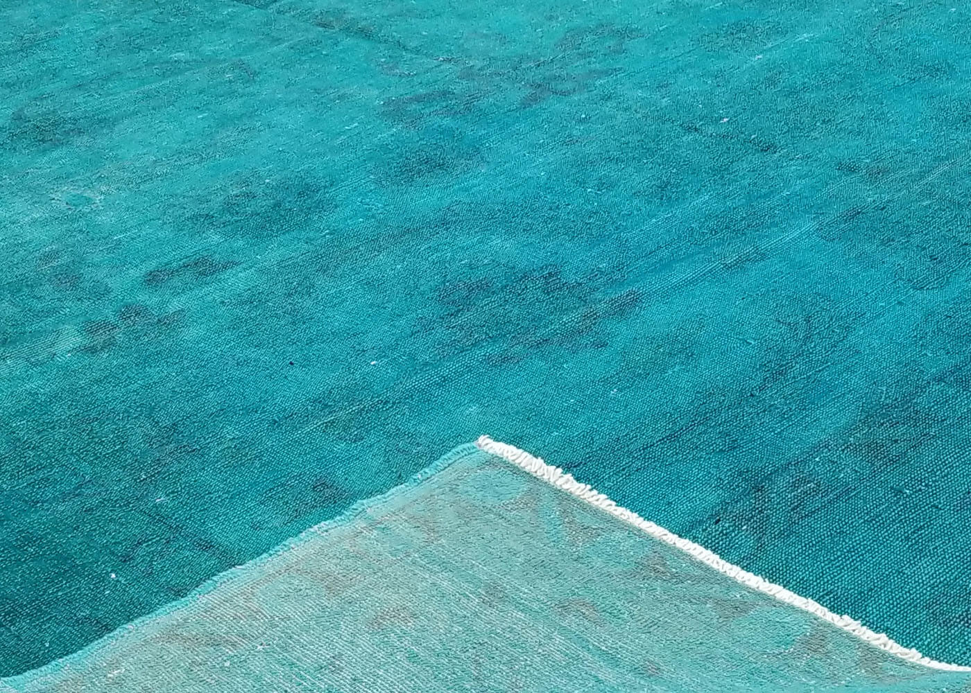 Vintage Egyptian OverDyed Rug - 8' x 10'7" - 991599