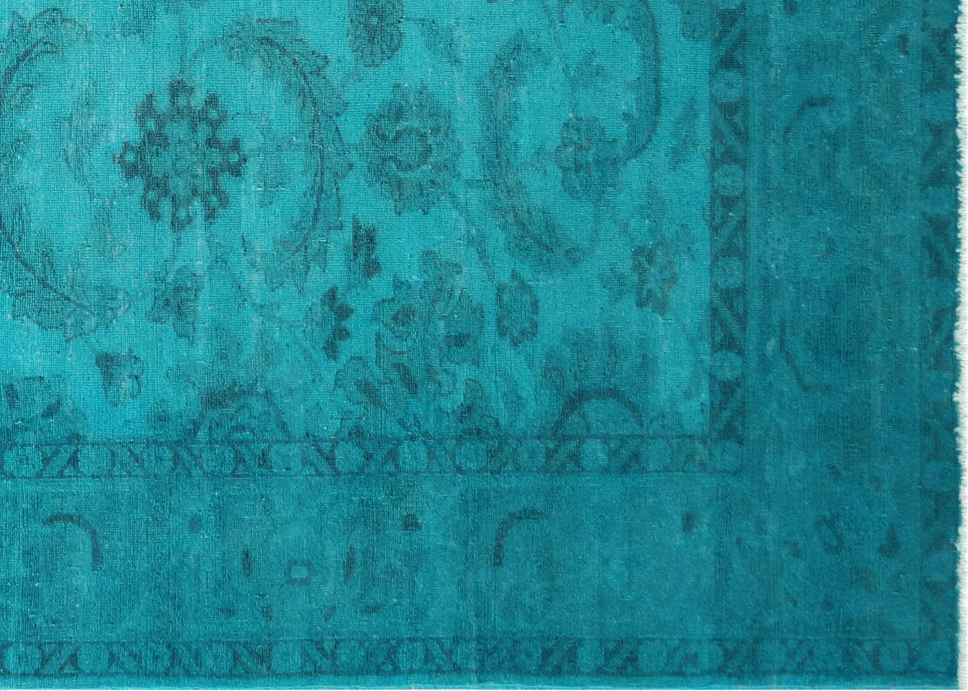 Vintage Egyptian OverDyed Rug - 8' x 10'7" - 991599