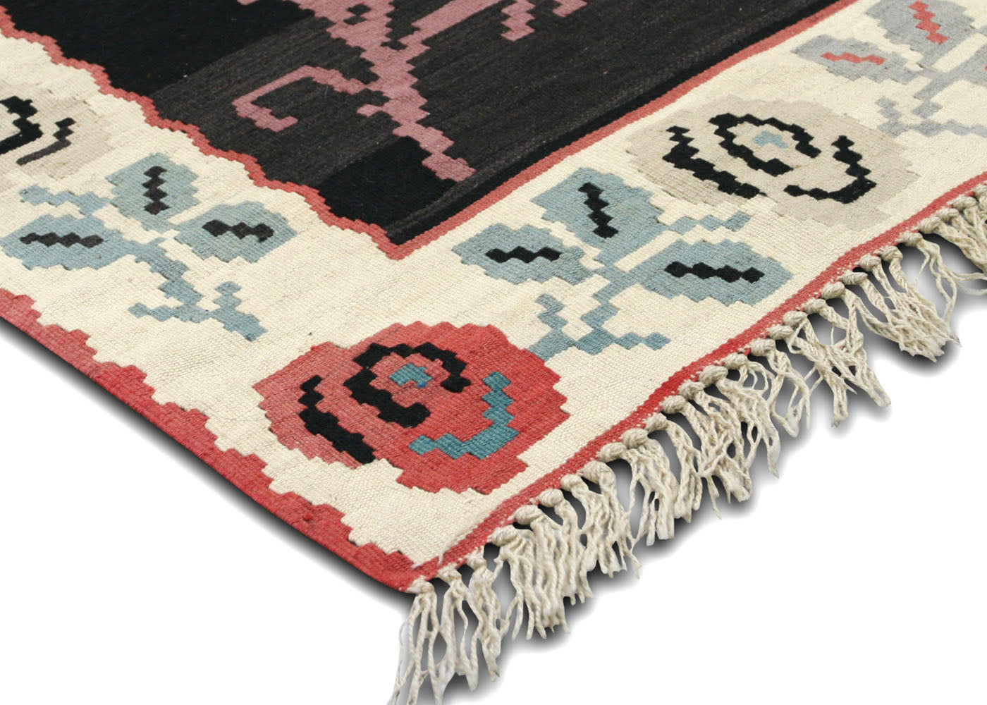 Vintage Turkish Kilim - 5'2" x 6'8" - 991675