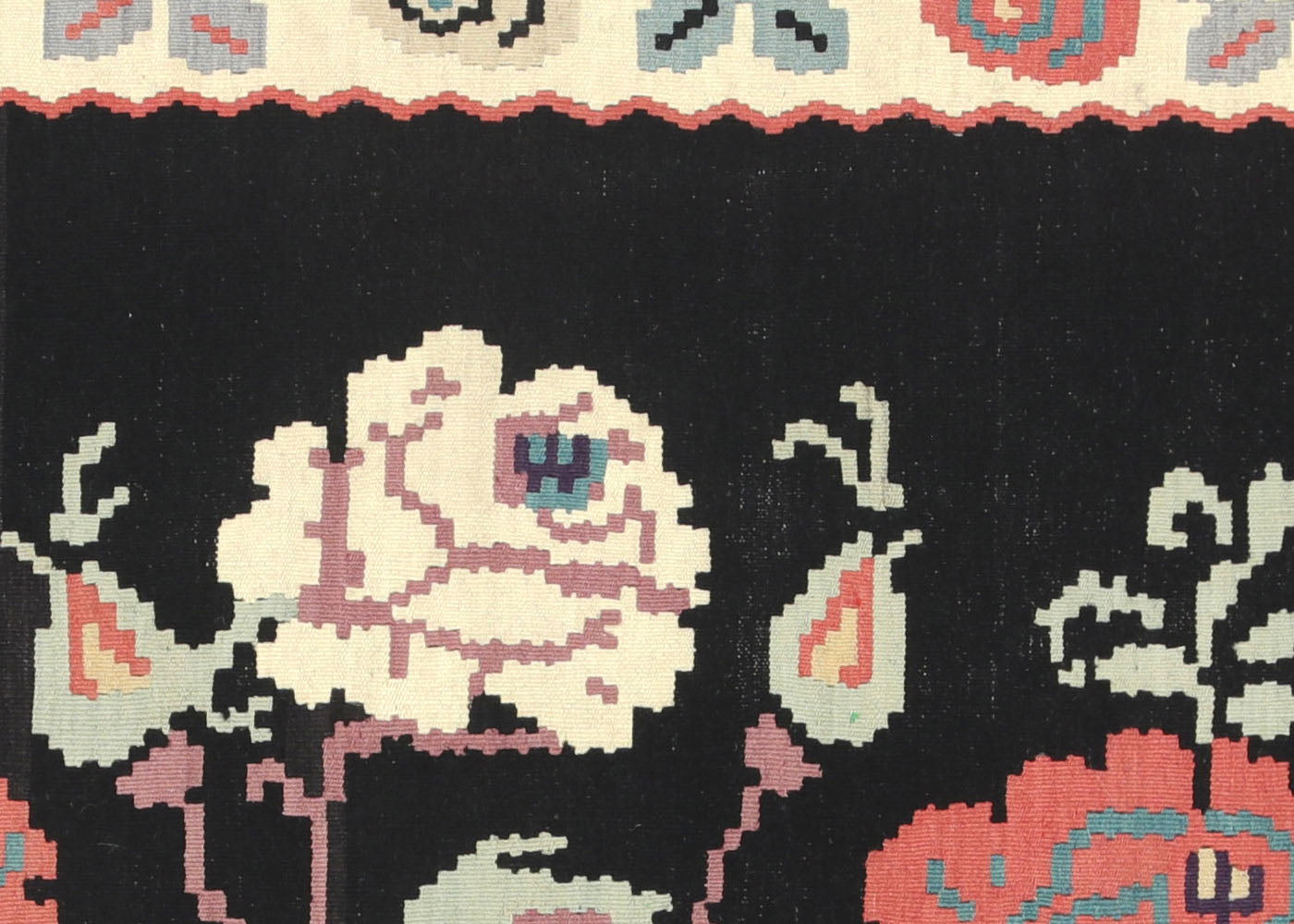 Vintage Turkish Kilim - 5'2" x 6'8" - 991675