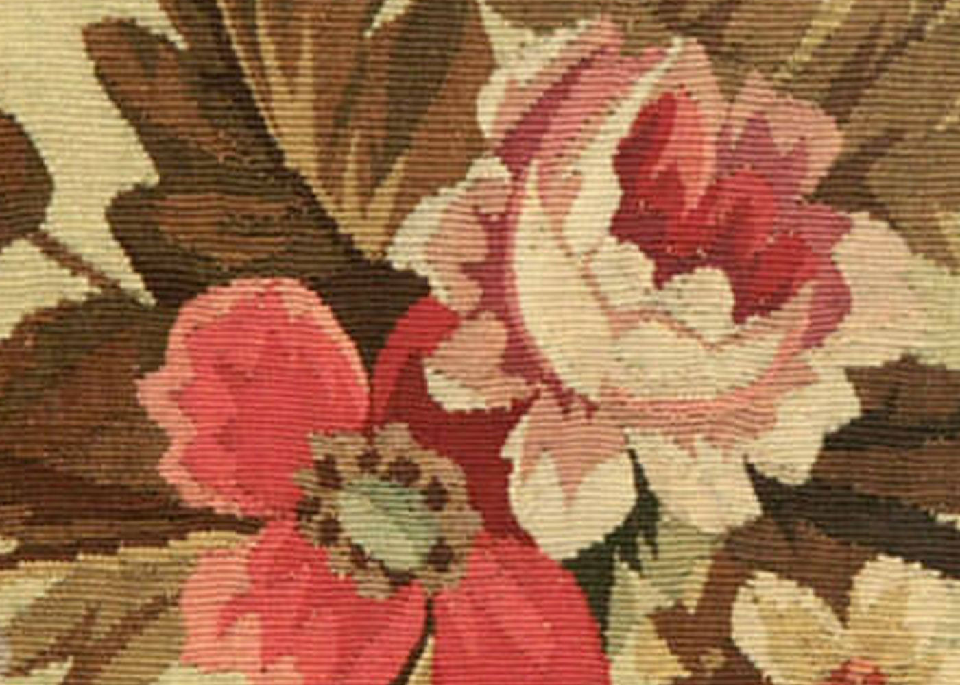 Antique French Aubusson Pillow - 20" x 22" - 993020