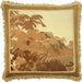 Antique French Aubusson Pillow - 24" x 24"