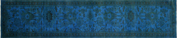 Vintage Egyptian OverDyed Runner - 3'1" x 13'10"