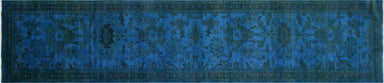 Vintage Egyptian OverDyed Runner - 3'1" x 13'10"