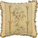 Antique French Aubusson Pillow - 17" x 17"