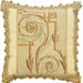 Antique French Aubusson Pillow - 19" x 19"
