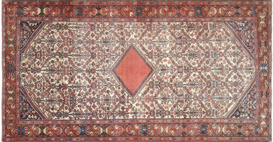 Semi Antique Persian Mahal Rug - 5' x 9'11"