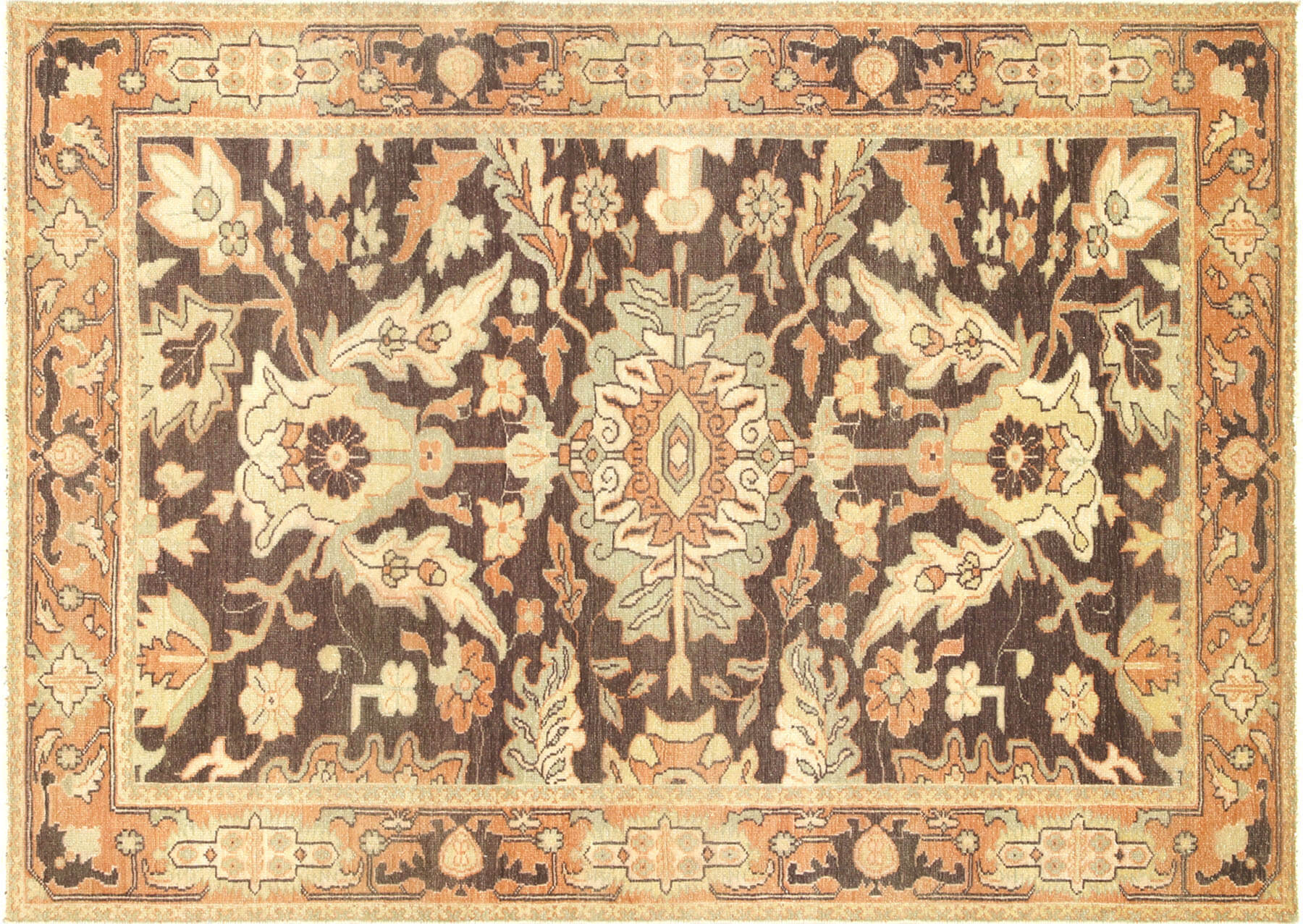Recently Woven Egyptian Sultanabad Rug - 4'5" x 6'3"