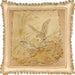 Antique French Aubusson Pillow - 24" x 24"