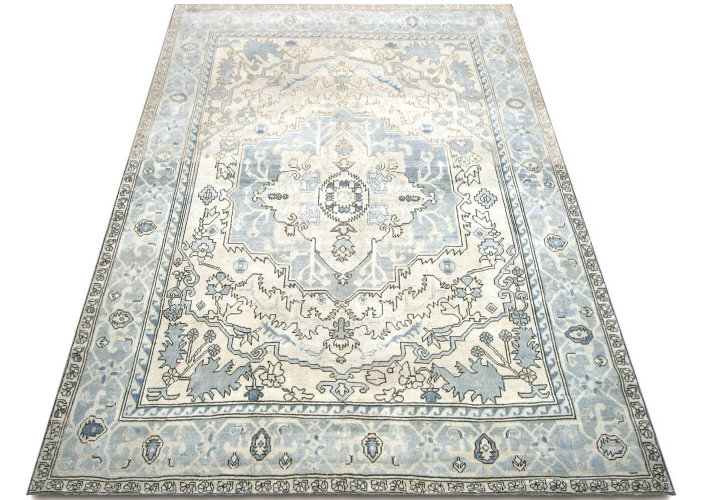 Vintage Afghan Peshawar Rug - 6'8" x 10'3"