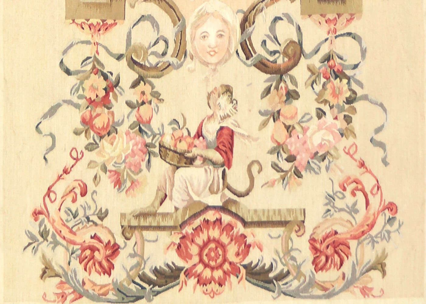 Vintage French Aubusson Tapestry - 4' x 10'