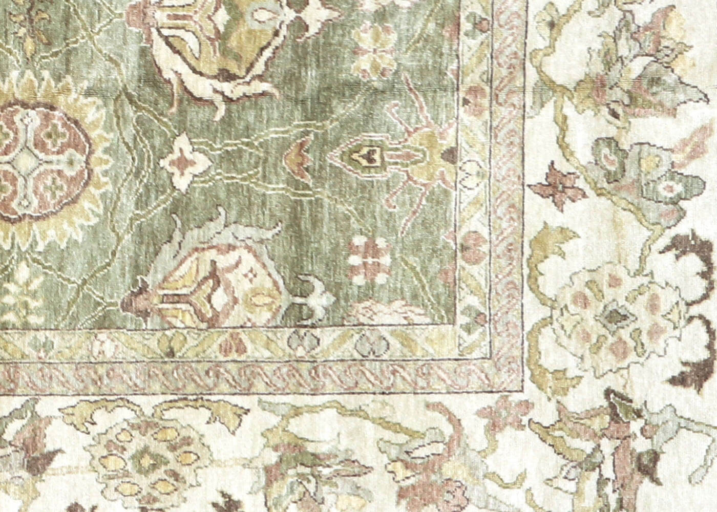 Vintage Turkish Oushak Rug - 9'2" x 12'6"