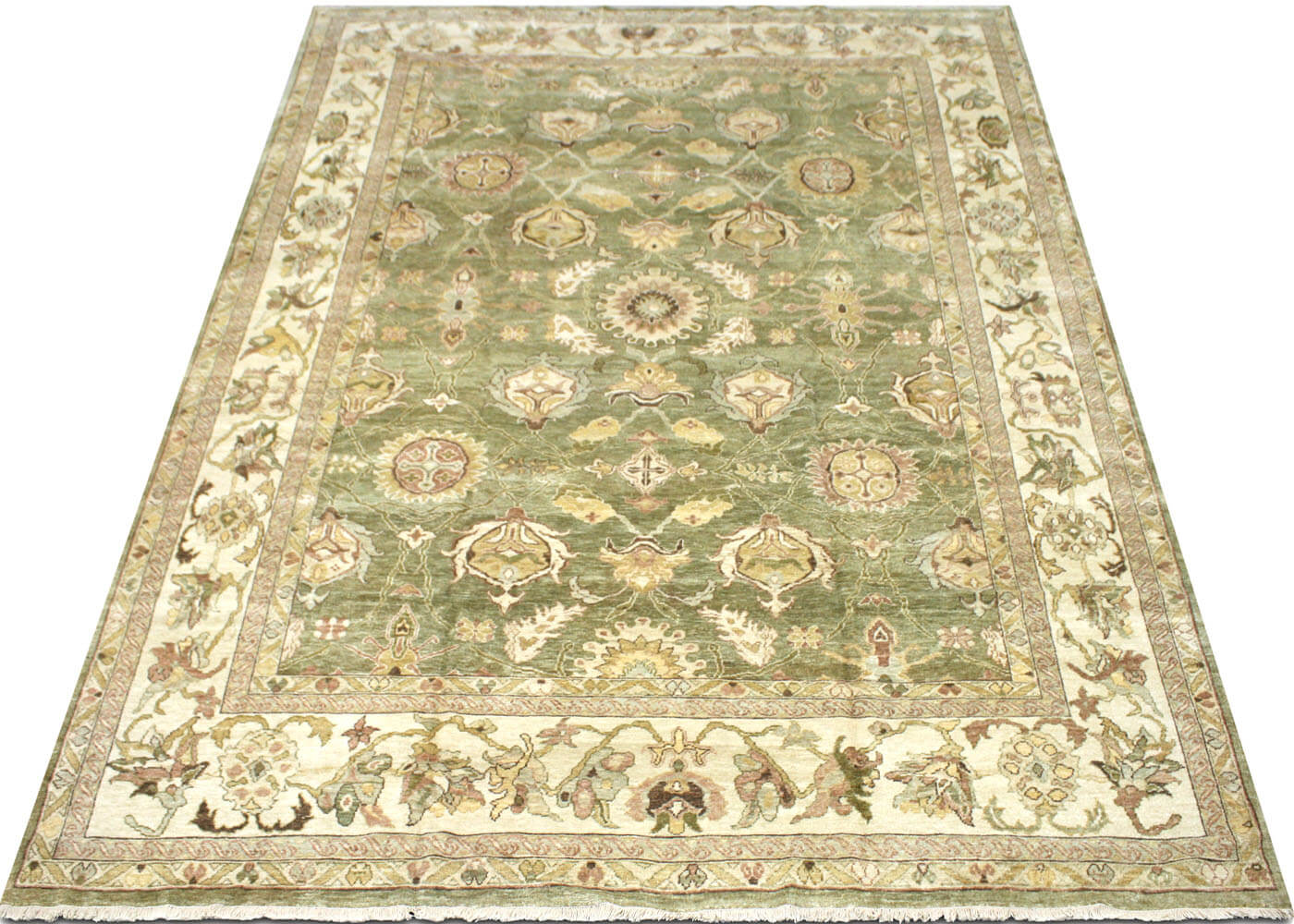 Vintage Turkish Oushak Rug - 9'2" x 12'6"
