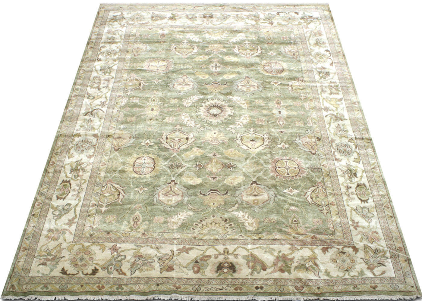 Vintage Turkish Oushak Rug - 9'2" x 12'6"