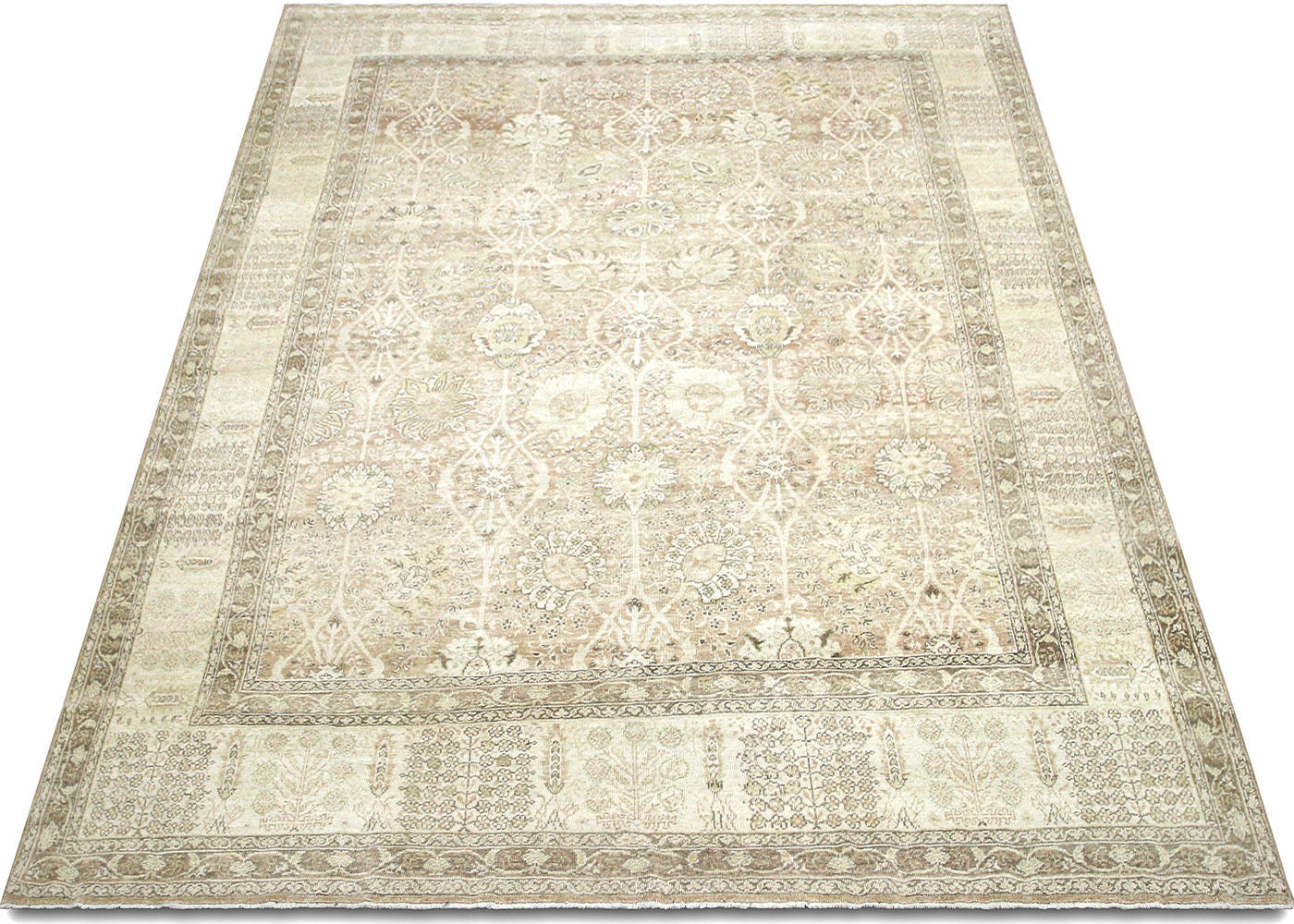 Vintage Turkish Oushak Rug - 8'10" x 12'6"