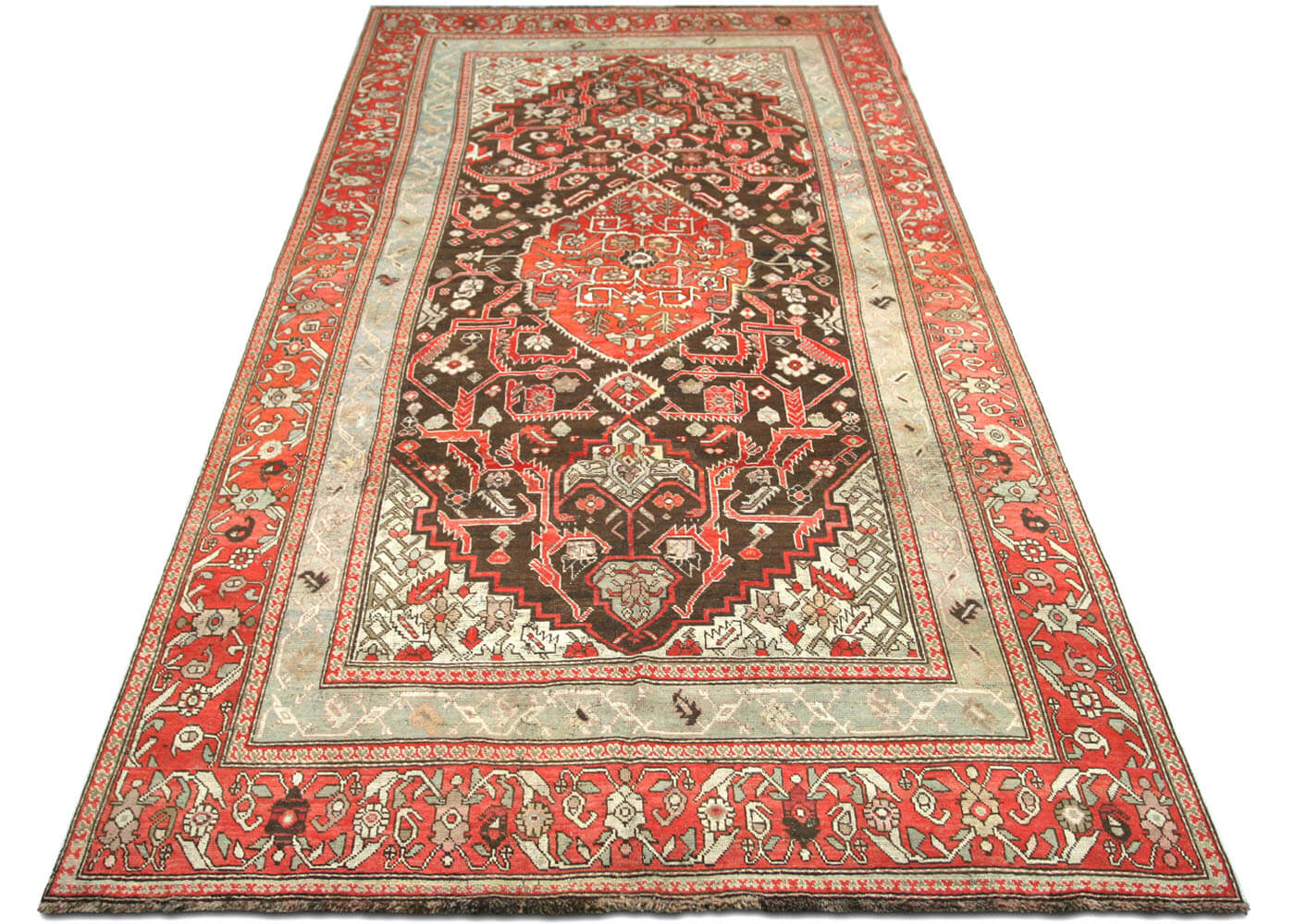 Antique Caucasian Karabagh Rug - 5'11" x 11'8"