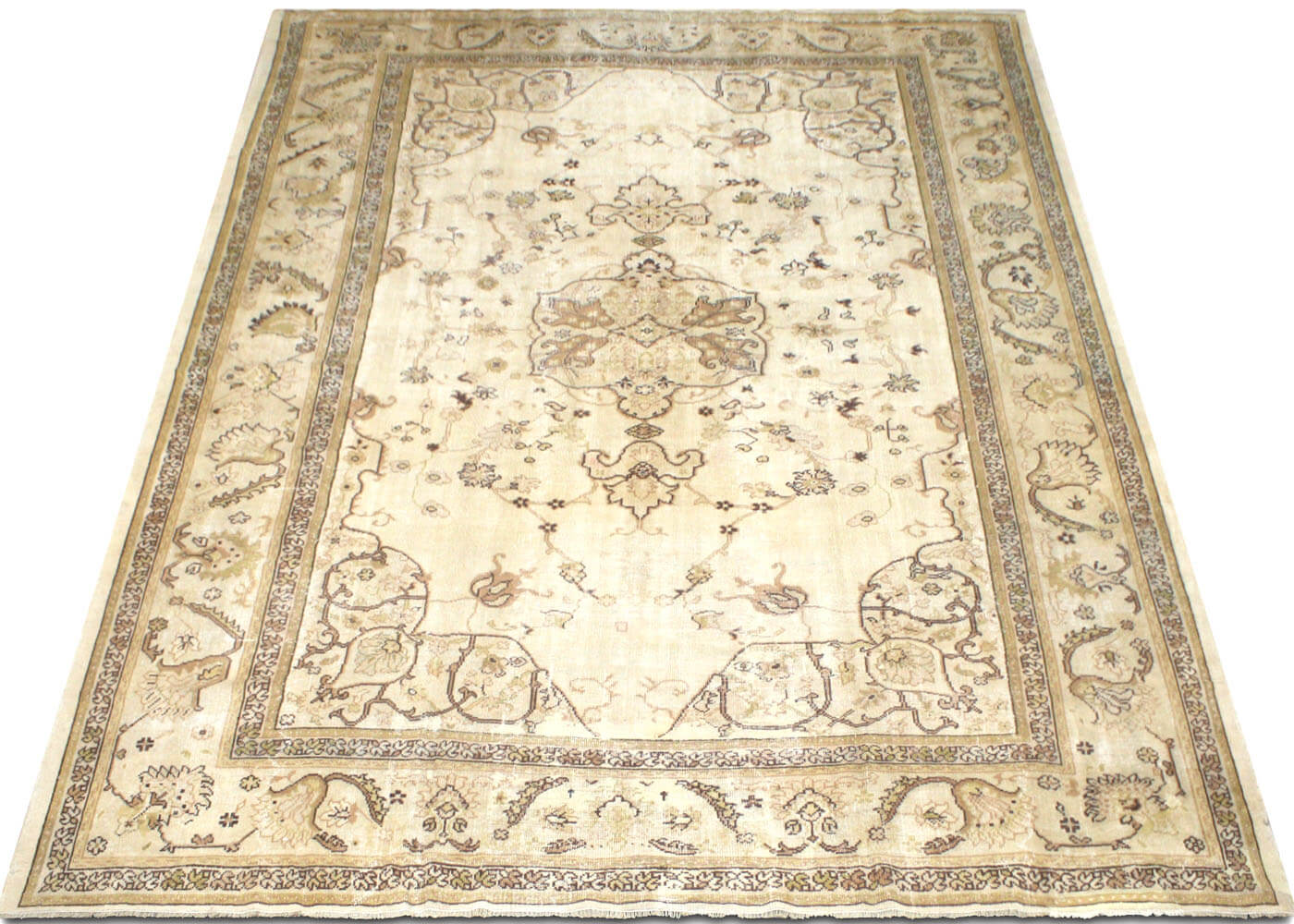 Antique Turkish Oushak Rug - 11'7" x 14'4"