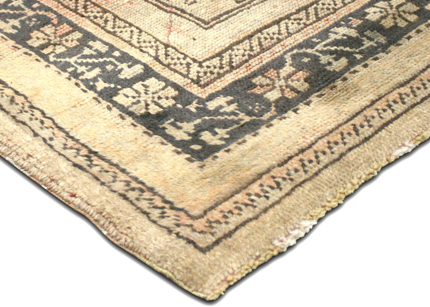 Semi Antique Turkish Oushak Rug - 8'3" x 10'9"