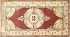 Vintage Turkish Oushak Rug - 3'9" x 6'9"