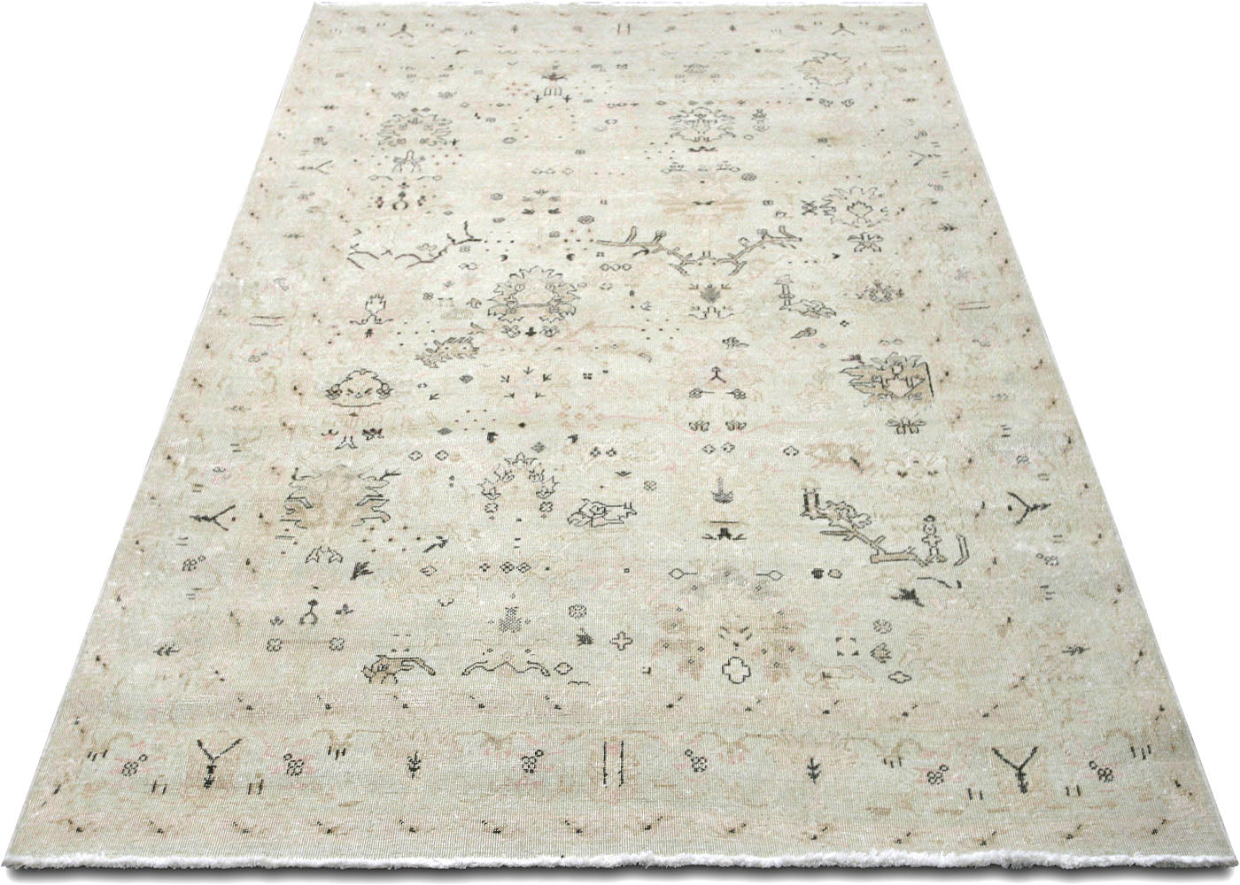 Vintage Egyptian Tabriz Rug - 5'6" x 8'10"