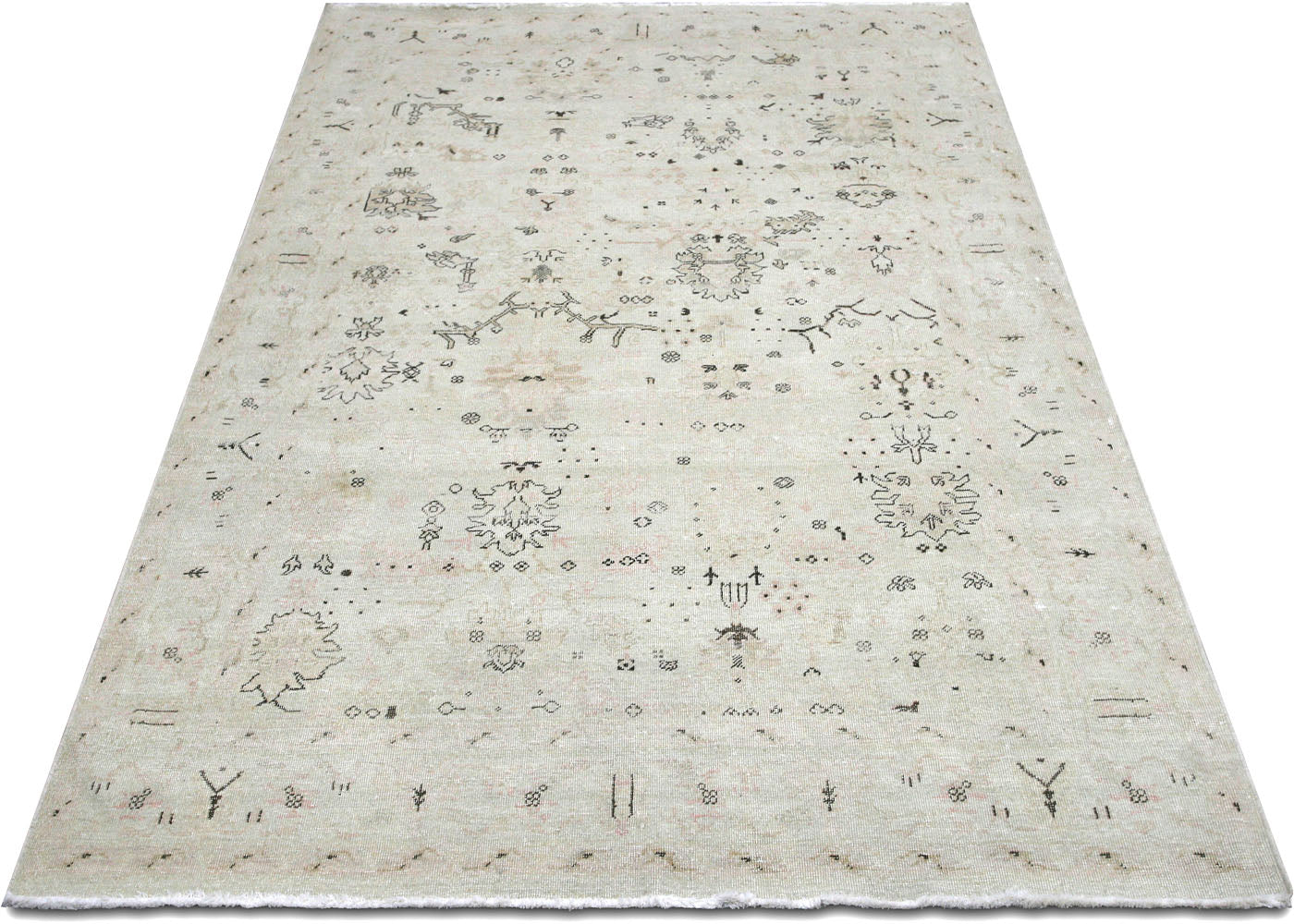 Vintage Egyptian Tabriz Rug - 5'6" x 8'10"