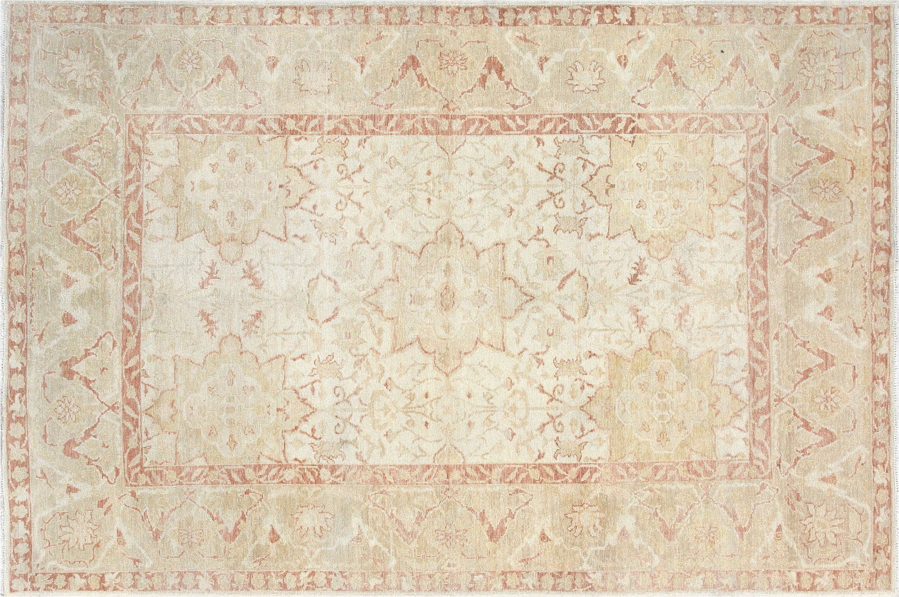 Vintage Turkish Oushak Rug - 5'9