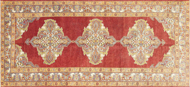 Vintage Turkish Oushak Carpet - 5' x 11'
