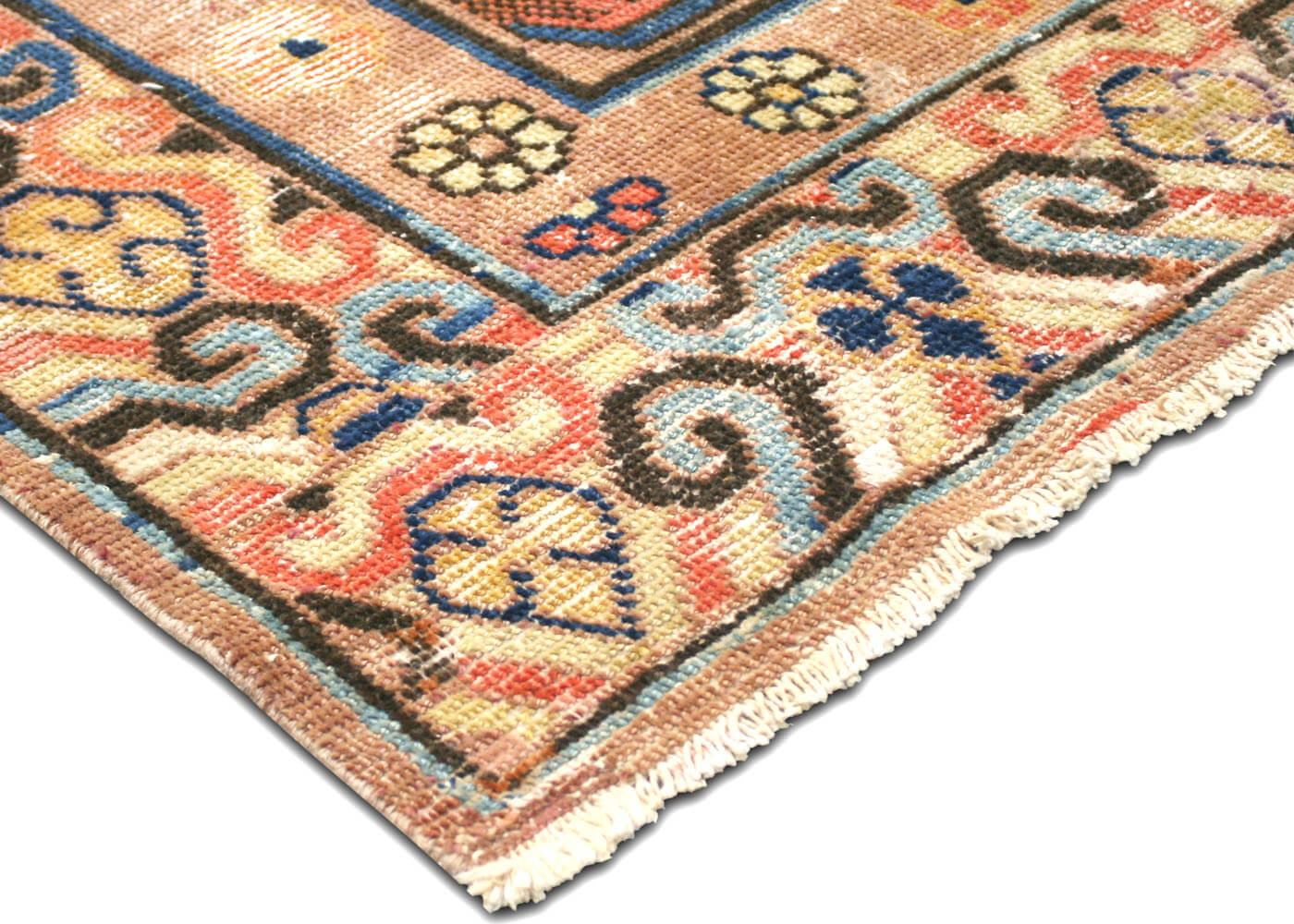 Antique Uzbekistan Khotan Rug - 6'10" x 14'3"