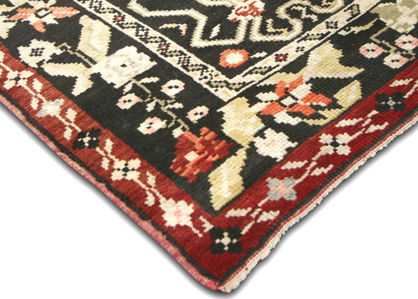 Vintage Turkish Oushak Rug - 4'7" x 8'11"