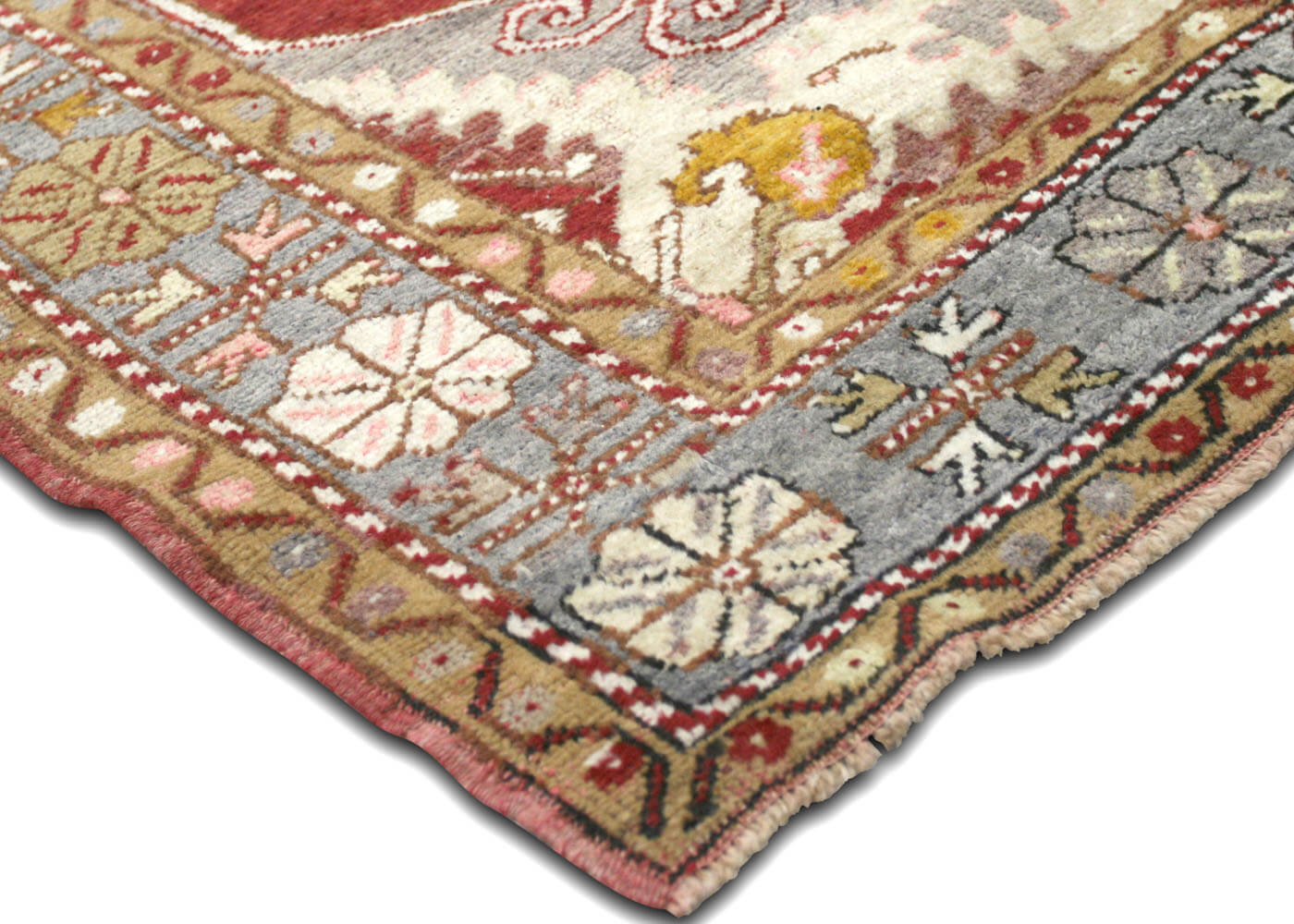 Vintage Turkish Oushak Runner - 3'5" x 11'2"